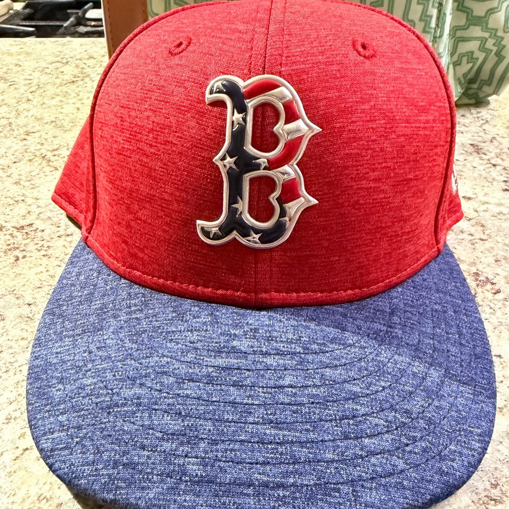 New Era Boston Red Sox 4th of July Stars and Stripes specialty hat 7 3/4